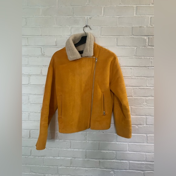 Zara Jackets & Blazers - Yellow Zara Basic Jacket